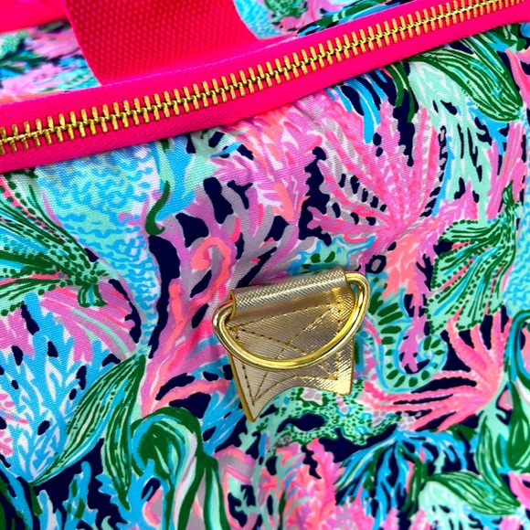 🔥🔥🆕💕🌴LILLY PULITZER🌴WINE CARRIER BRINGING MERMAID BACK - Picture 7 of 10